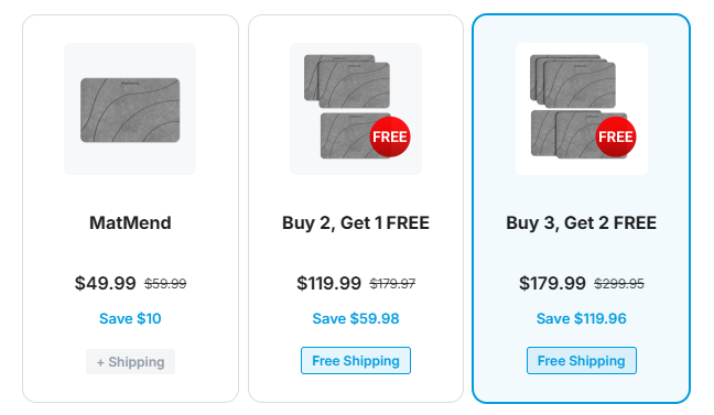 Matmend Stone Bath Mat price