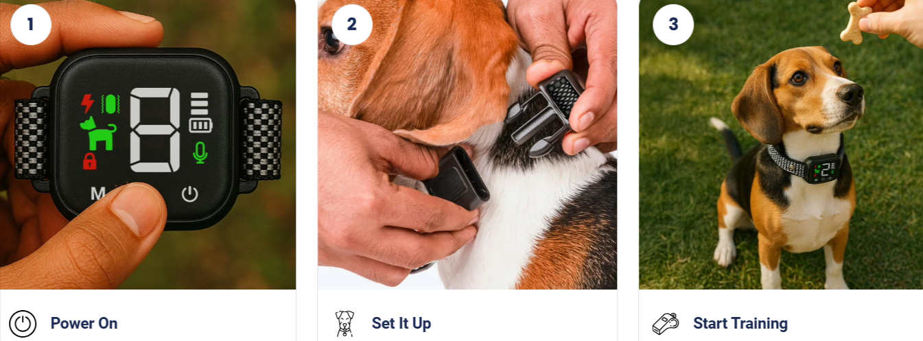 NooBark Anti-Bark Collar how to use