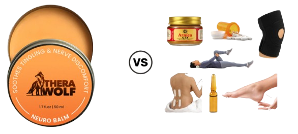 TheraWolf Pain Relief Balm vs