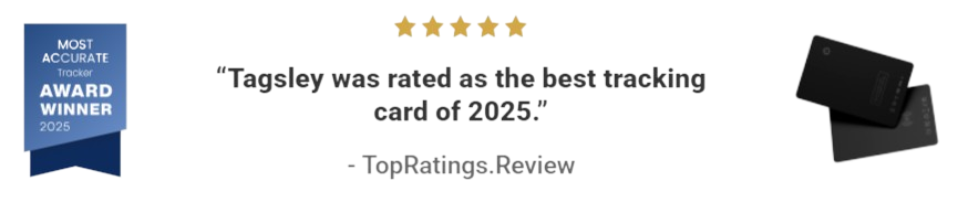 Tagsley Tracking Card certification