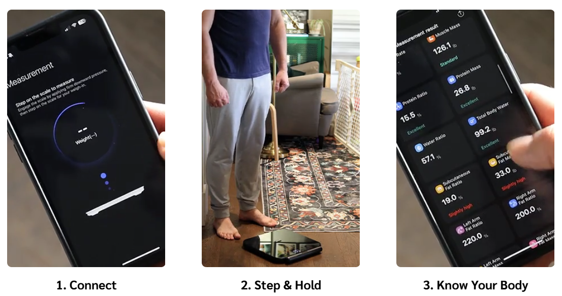 Herz P1 Smart Scale usage