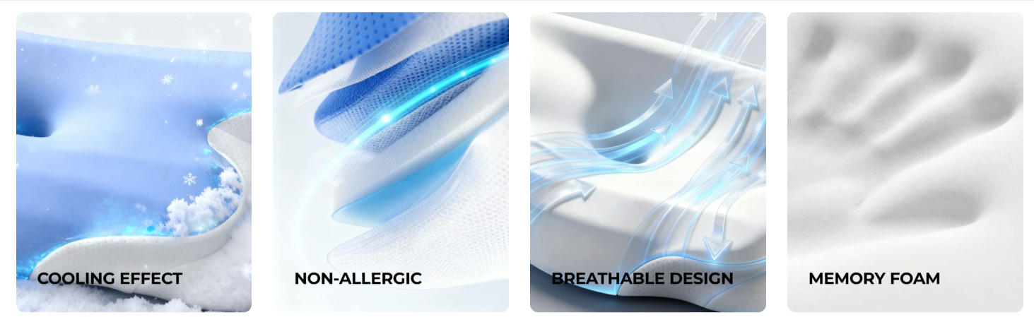 Melara Max Pillow Features